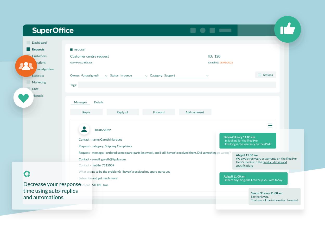 SuperOffice Service